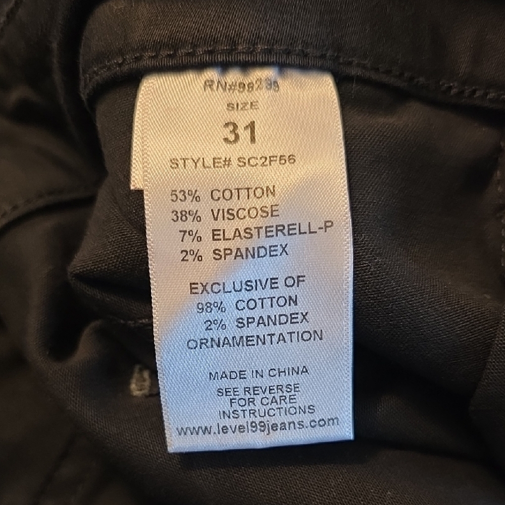 Level 99 Women's Black Joggers - Picture 7 of 8
